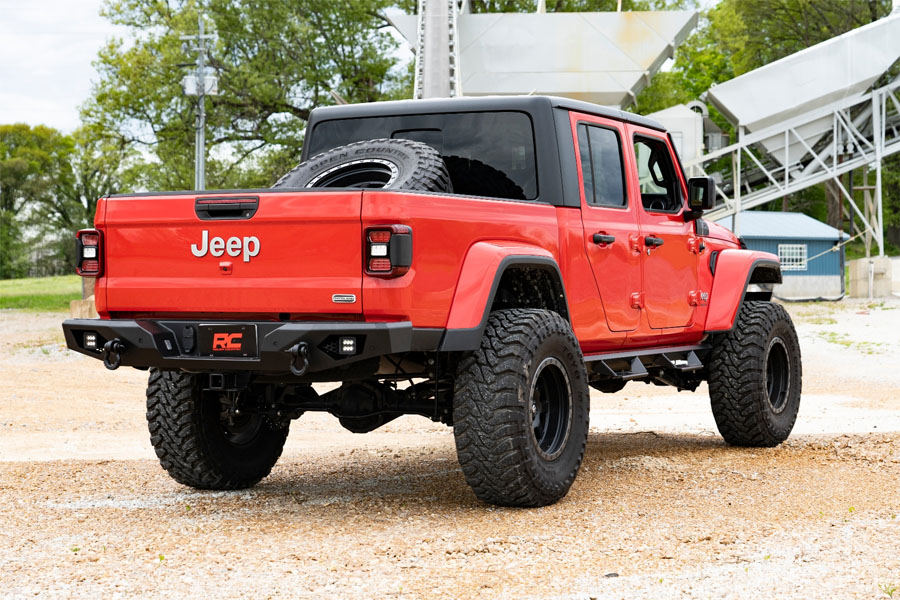 Rough Country Heavy-Duty Rear LED Bumper  - JT