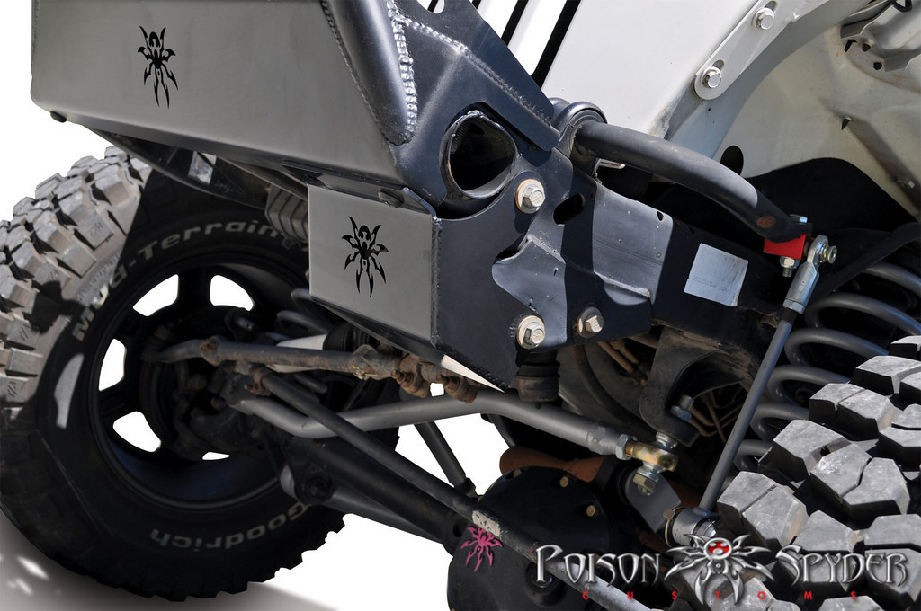 Poison Spyder Steering Box Skid Plate - TJ