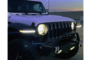 Quake LED Slim DRL Fender Chop Kit w/ RGB - JT/JL Rubicon Only