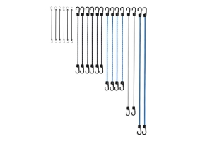 Borne Off-Road 28 Piece Bungee Cord Set    
