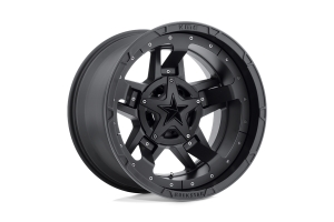 XD Series XD827 Rockstar lll Wheel, 17x9 5x4.5 - Matte Black - TJ