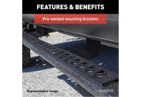 Aries Automotive Rocker Step Running Boards, Black - JL 2dr