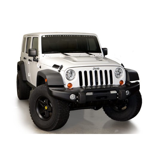 AEV Tubeless Front Bumper Black - JK