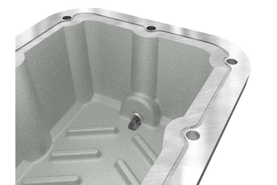 aFe POWER Pro Series Engine Oil Pan - Black w/ Machined Fins - JL 2DR 2.0L