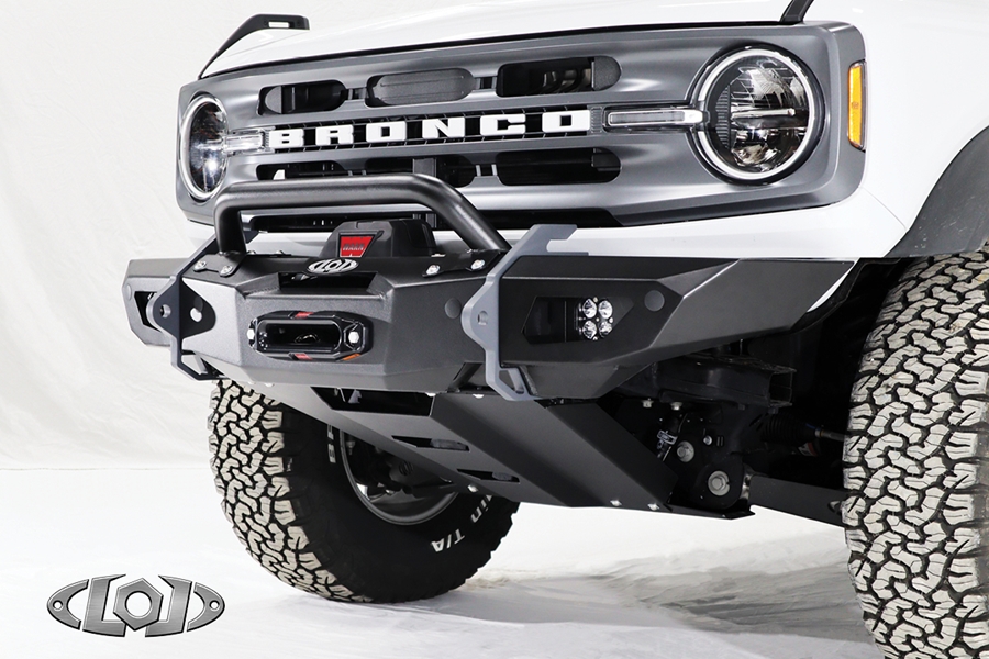 LOD Black Ops Front Bumper Bull Bar - Black - JT/JL/JK Bronco 2021+ 