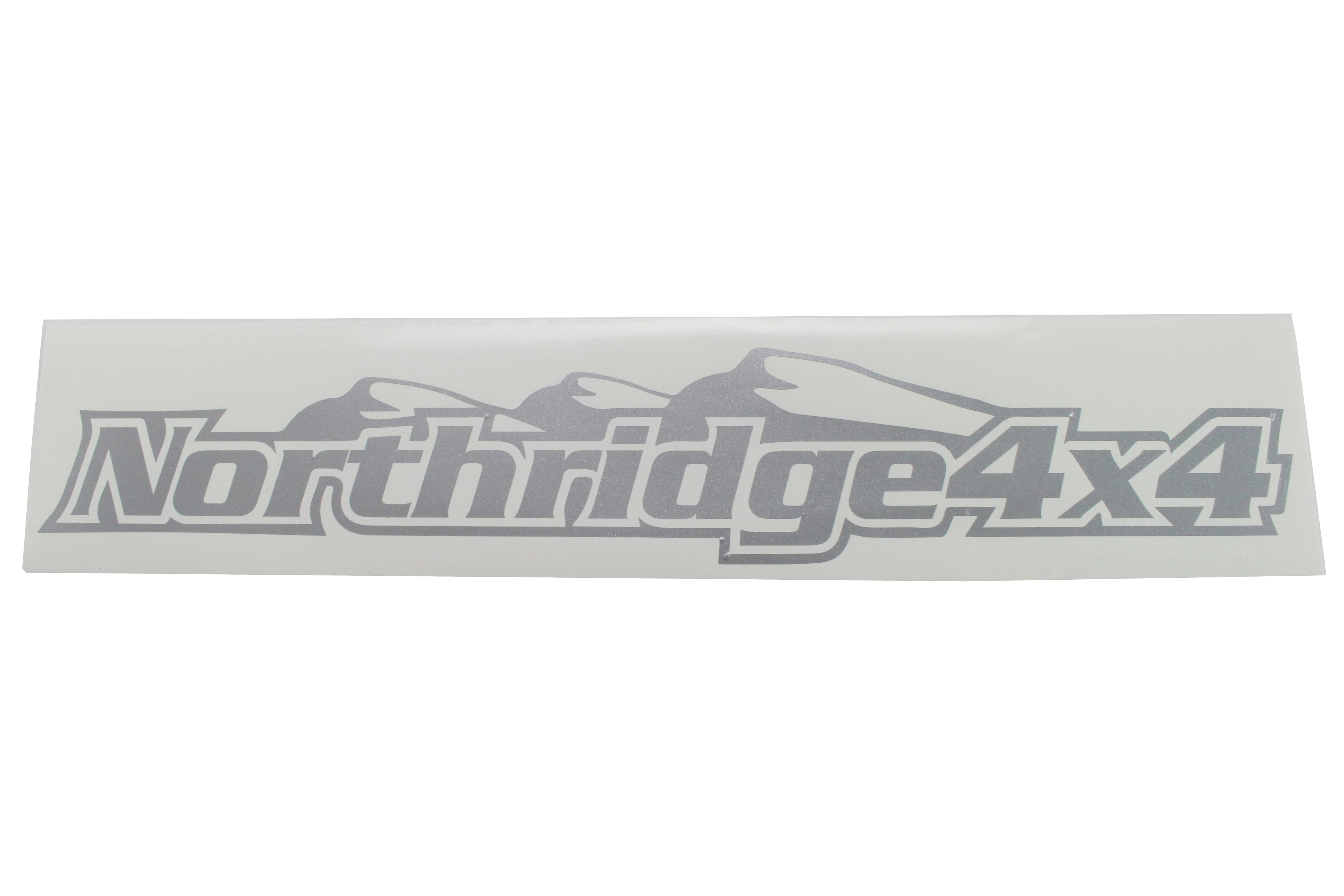 Northridge4x4 Sticker Silver 18in