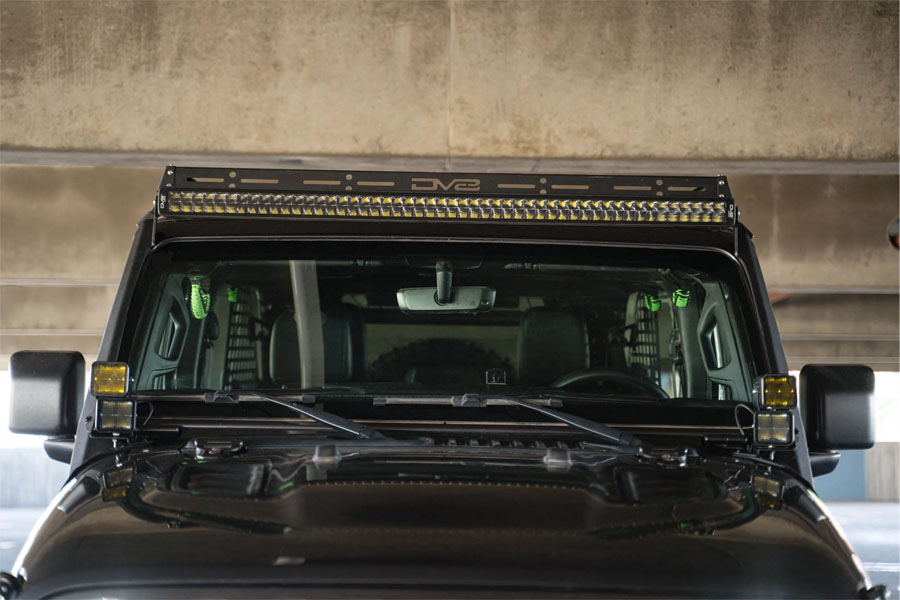 DV8 Offroad A-Pillar Dual Light Pod Mounts - JL/JT