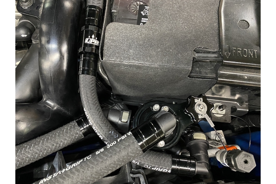 UPR Products Plug N Play Dual Valve Oil Catch Can w/ Clean Side Separator - Bronco 2021+ 2.7L