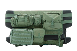 Smittybilt G.E.A.R. Rear Cargo Seat Cover  O.D. Green - JK