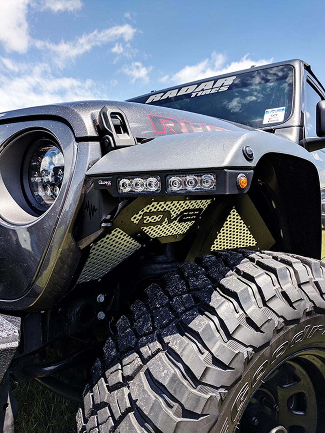 Quake LED Fender Chop Kit with DRL Swichback Turn Signal and Side Marker Light - JT/JL Rubicon