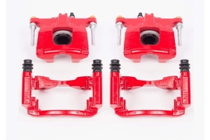 Power Stop Rear Brake Caliper Set, Red - JK