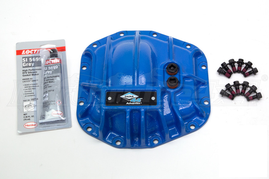Dana 44 AdvanTEK Front Differential Cover Kit Blue Jeep Rubicon 20182023 10053466Northridge4x4