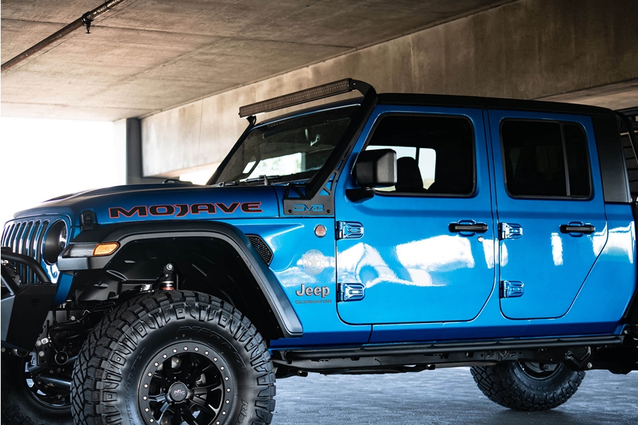 DV8 Offroad A-Pillar Light Bar Mount - JT Mojave / JL 392 Only