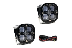 Baja Designs Squadron SAE LED Fog Light, Clear Pair