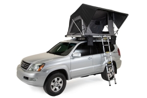 FreeSpirit Recreation Adventure Series Gas Strut 55in Roof Top Tent - Grey/Black