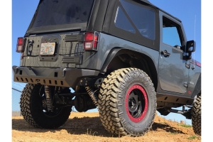 Motobilt Crusher Series Rear Bumper - Bare Steel  - JK 