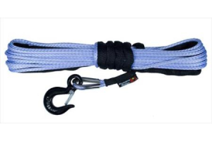 Rugged Ridge 1/4-Inch Synthetic Winch Line, Blue 