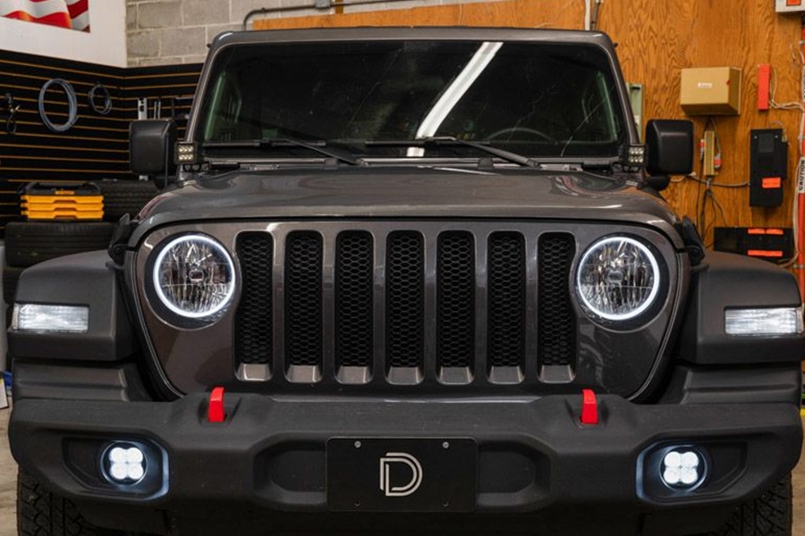 Diode Dynamics SS3 Max Type MS Fog Light Kit, ABL White - SAE Fog - JT/JL Sport