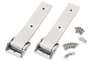 Kentrol Tailgate Hinge Set - Polished Silver  - JK 