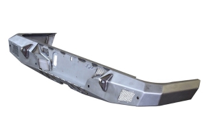 Motobilt Crusher Series Rear Bumper w/ Corner Frame Mounts - Bare Steel - JT