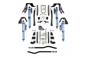 EVO Manufacturing Enforcer Pro NV2514 Stage 2 Plus Coilover Kit w/ Compression Adjusters, Black - JL 2Dr