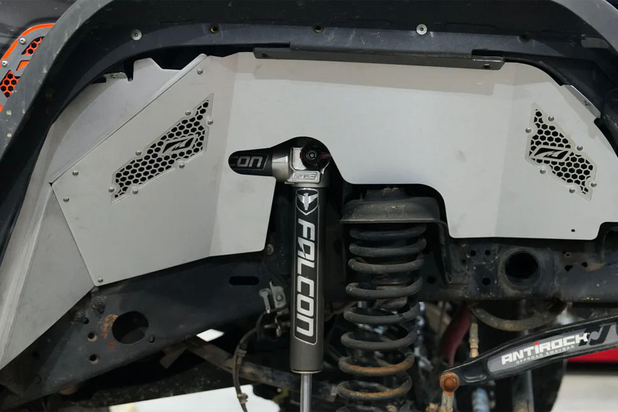 Motobilt High Clearance Front Inner Fenders - Falcon, for 40in+ Tires - JL/JT