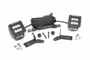 Rough Country 2in LED Lower Windshield Kit  - JT/JL