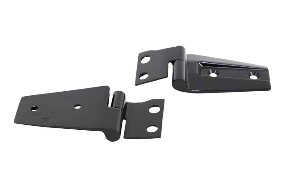 Kentrol Hood Hinge Pair - Black Powder Coat - JK