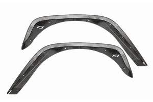 Motobilt Crusher 4in Rear Fender Flares - Bare - JK