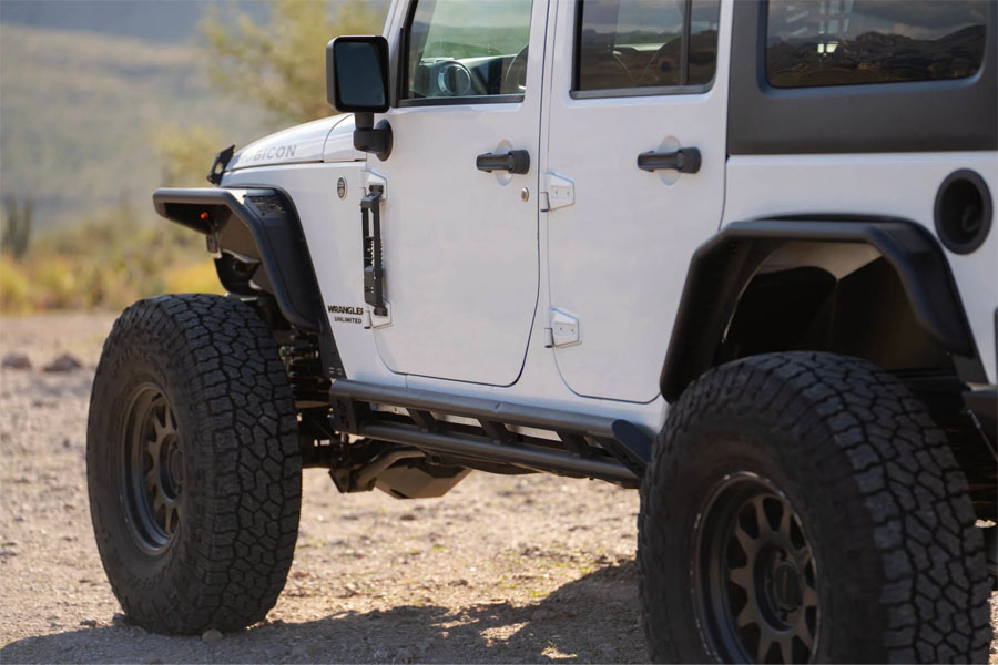 DV8 Offroad Rock Sliders Pair - JK 4dr