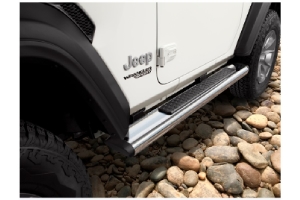 Mopar Tubular Side Steps - Chrome - JL 2dr