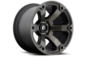 Fuel Offroad Beast D564 Series Wheel, 17x9 6x5.5 - Matte Black Double Dark Tint - Bronco 2021+