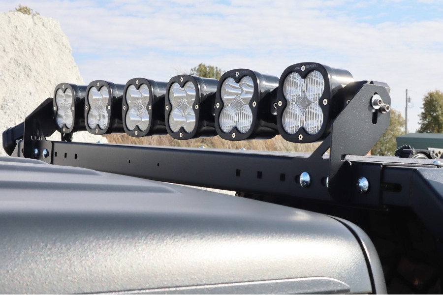 LOD Black Ops Bed Rack Light Bar Mount - Black  - JT