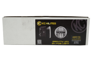 KC Hilites Gravity LED Fog Light Kit Amber - JK 2007-09