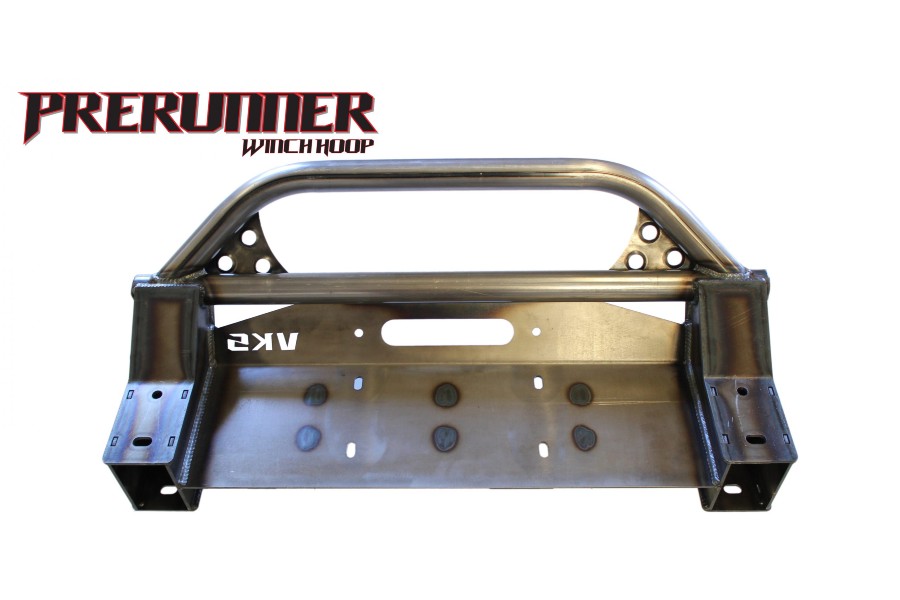 VKS Fab Prerunner Front Bumper, Winch Hoop - JK