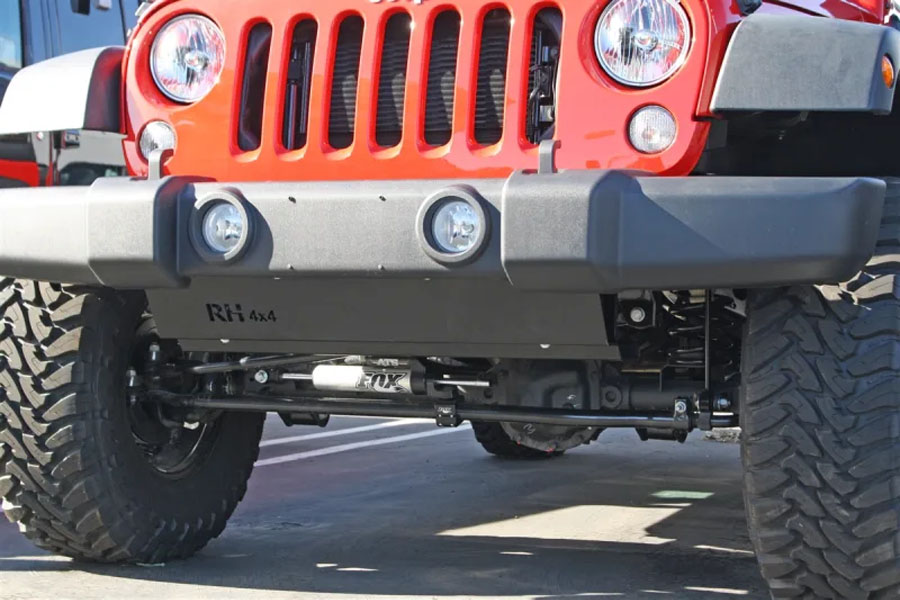 Rock Hard 4x4 Front Bumper Skid Plate for Plastic - JK