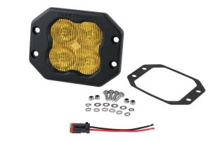 Diode Dynamics SS3 Pro Flush Mount LED Pod, ABL Yellow - Driving