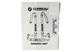 Corbeau 3-Point Retractable Harness Belt Black 2in