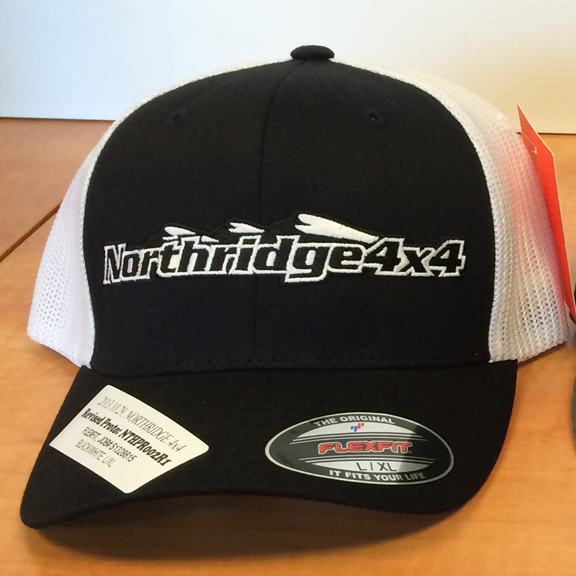 Northridge4x4 Flex Fit Black/White Mesh Back S/M