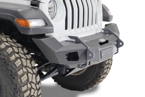 LOD Black Ops Full-Width Winch Front Bumper - Bare Steel - JT/JL/JK