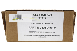 Maximus-3 Off-Set Winch Mount Bracket - JK