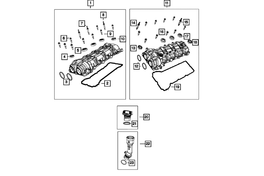 Mopar Cylinder Head Cover Gasket - JL/JT