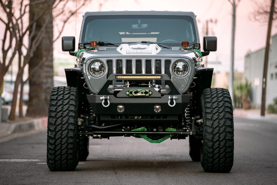 DV8 Offroad LED Headlights - Black - JT/JL
