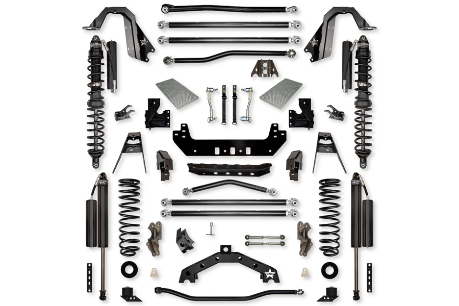 Rock Krawler 4.5in X-Factor X2 Coilover Long-Arm Lift Kit - Comp System Stage 1 ( Part Number: JL45X2LA-4CS)