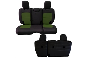 BARTACT Seat Cover Rear Black/Olive - JL 4dr