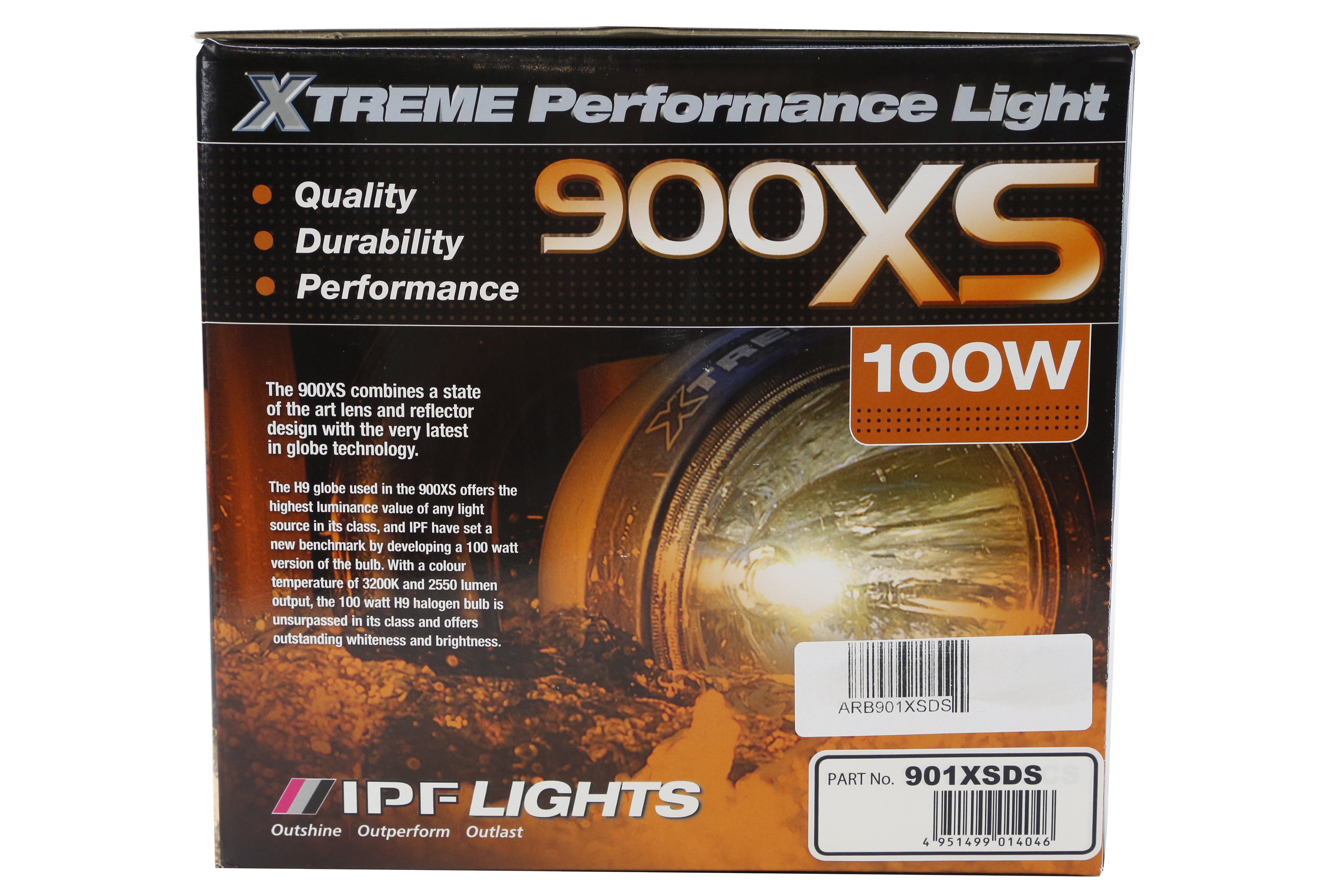 ARB IPF 901XSDS Extreme Spot Light H9 Kit