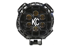 KC HiLites Round LZR LED Light Pack System Black 4in