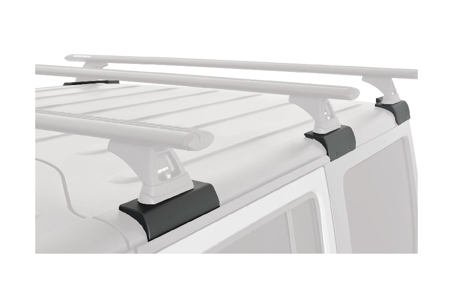 Rhino Rack Reconn-Deck RCL Black 3 Bar Backbone Roof Rack - JK 4dr Hardtop