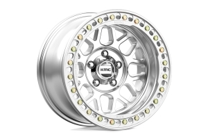 KMC Wheel KM235 Grenade Crawl Beadlock Wheel, 20x10 5x5 Offset Machined (-48mm) - JT/JL/JK