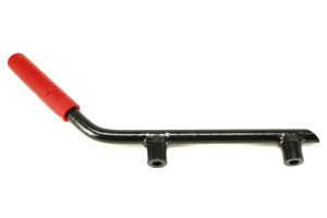 WD Automotive Grabars Rear Black w/Red Handles - JK 4dr